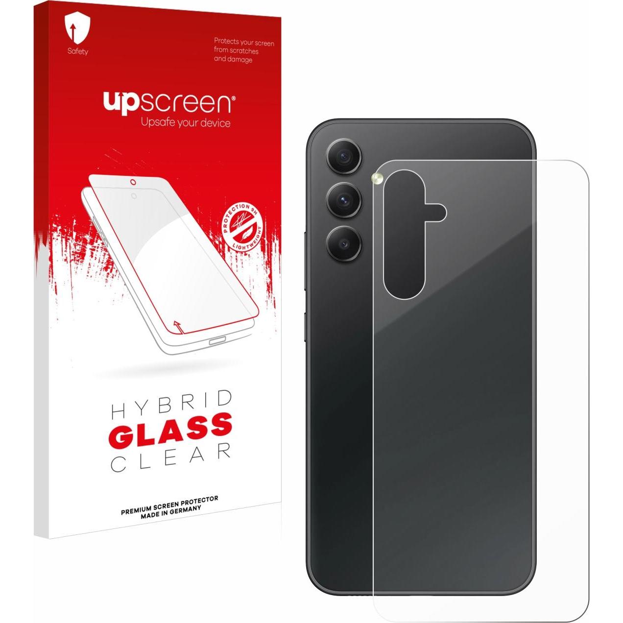 upscreen Scratch Shield Panzerglasfolie (1 Stück, Samsung Galaxy A34 5G), Smartphone Schutzfolie, Transparent