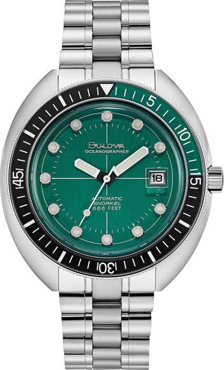 Actual product image Bulova 96B322 Archive Series Oceanographer Diver 44mm 20ATM (Diving watch, 44 mm)