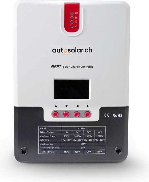 Immagine prodotto Autosolar Pacchetto completo sistema solare 670W con batteria al litio 200Ah e inverter 2000W per casetta da (650 W)