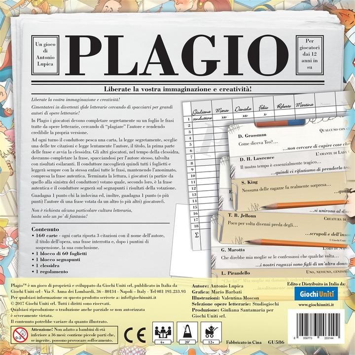 Immagine prodotto Giochi uniti Plagio