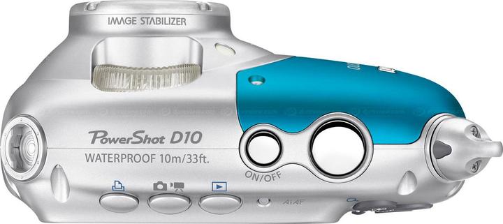 Actual product image Canon PowerShot D10, 12 megapixel, adventure camera (100 mm, 12 Mpx, 1/2,3'')