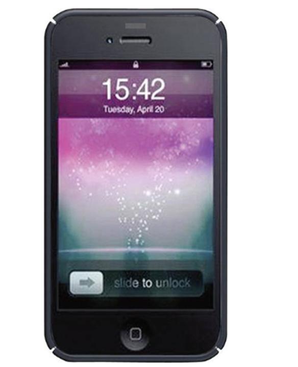 Produktbild Macally MetroB Snap on Etui für iPhone 4/4S Schwarz (Apple iPhone 4)