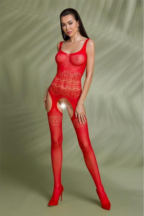 Produktbild ECO Collection Suspender Bodystocking red (One Size)