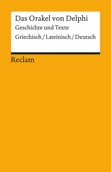 Produktbild Das Orakel von Delphi (Deutsch, Marion Giebel, 2001)