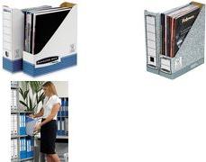 Actual product image Fellowes R-Kive PRIMA archival pedestal file, white-blue made of 100% recycled cardboard, 100% recyclable (A4)
