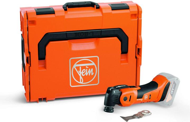 1x Kunststoff-Werkzeugkoffer (L-Boxx 136), MultiMaster AMM 700, 1x Universal E-Cut-Sägeblatt (44 mm)