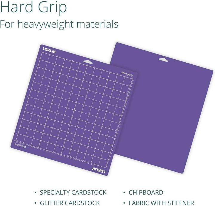 Actual product image Loklik Cutting Mat Fabric Grip - Pack of 3 - bundle (green,purple,blue)