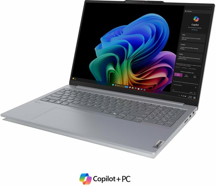 Produktbild Lenovo ThinkBook 16 Gen 7 (16", Snapdragon X Plus X1P-42-100, 32 GB, 1000 GB, CH)