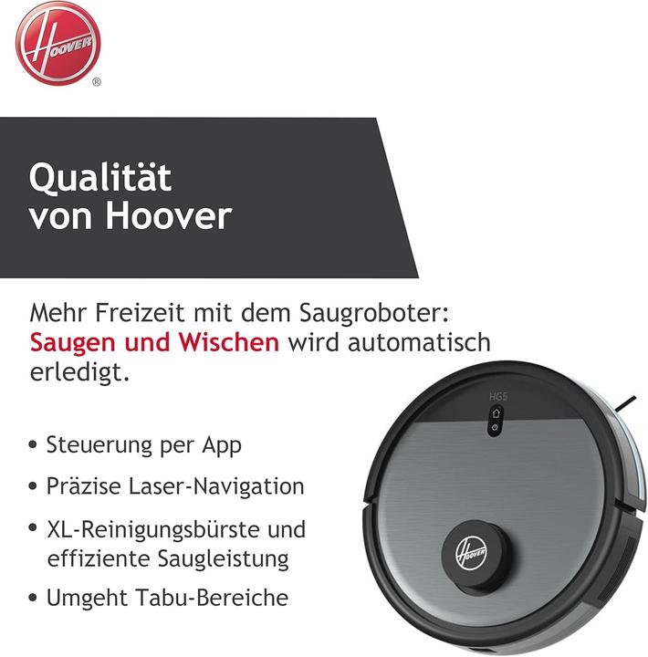 Image du produit Hoover HG5 PRO Robot aspirateur avec cartographie (2300 Pa)