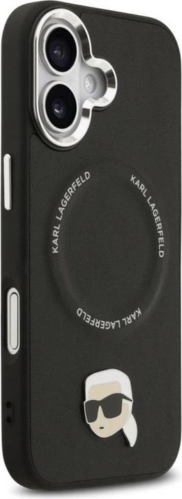 Actual product image Karl Lagerfeld - Leather MagSafe - iPhone 17 - Black (Apple iPhone 17)