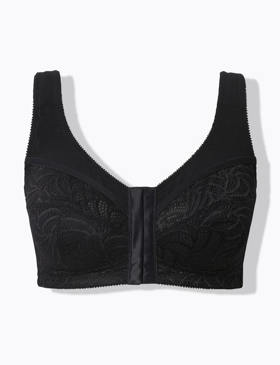 Actual product image Ulla Popken Front Closure Wirefree Kelly Fit Support Bra (90 E)