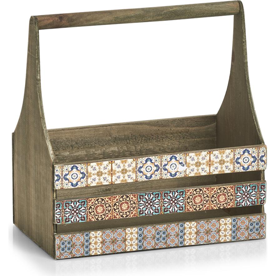 Zeller Present, Aufbewahrungsbox, Mosaik (35 x 21 x 32 cm, 18.85 l)
