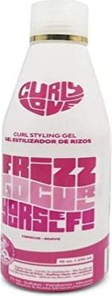 Produktbild Curly Love Curl Styling Gel 290ml - Eliminates Frizz and Binds Moisture Without Residue (Haargel, 290 ml)