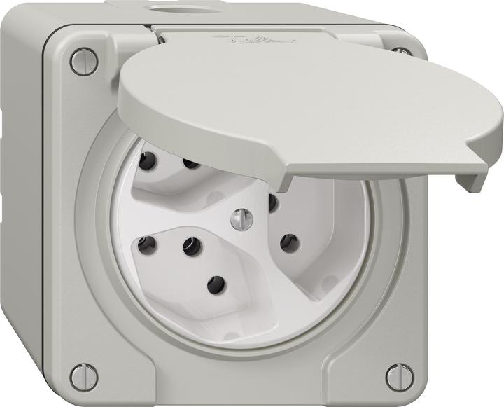 Feller NAP-Steckdose NEVO 3×T13 IP21