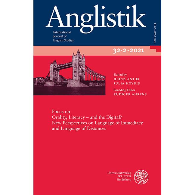 Anglistik. International Journal of English Studies. Volume 32:2 (2021), Fachbücher von Julia Hoydis, Sven Leuckert, Hei...