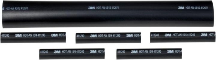 Actual product image 3M TE100050950. Product colour: Black, Quantity per pack: 5 piece(s), Shrink temperature: 135 °C (TE100 (5 x)