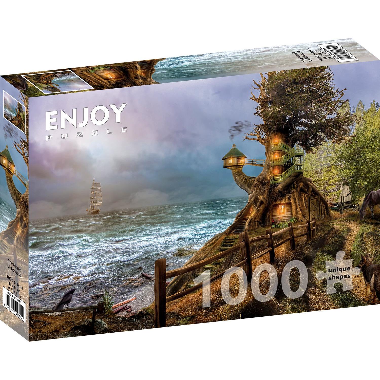 Enjoy Puzzle ENJOY-1611 - Der magische Leuchtturm, Puzzle, 1000 Teile (1000 Teile)