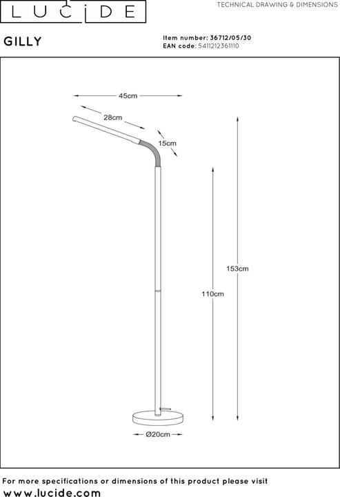 Produktbild Lucide Gilly (270 lm)