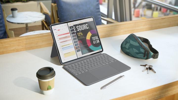 Productafbeelding Logitech Combo Touch (Duitsland, Apple iPad Air 13 2024, Apple iPad Air 13 2025)