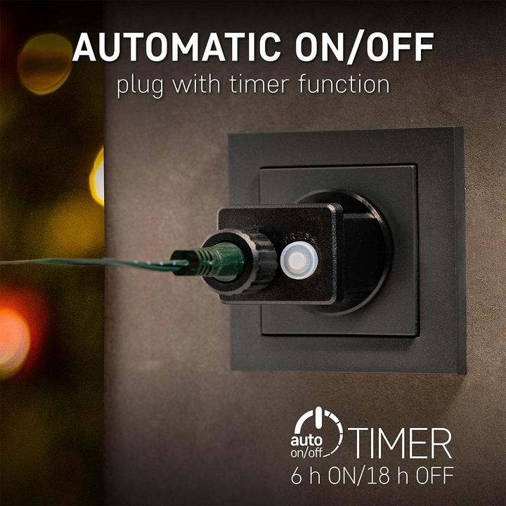 Produktbild Emos LED-Lichterkette mit Timer-Funktion, 40 LEDs (4 m)