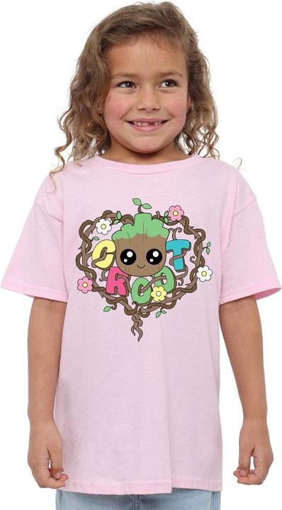 Actual product image Guardians of the Galaxy Childrens/Kids Groot Heart T-Shirt (152, 158)