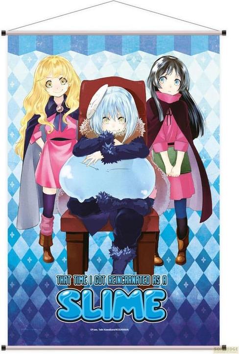 Productafbeelding Sakami Die keer dat ik reïncarneerde als slijm Wandrol Rimuru, Alice, Chloe 60 x 90 cm