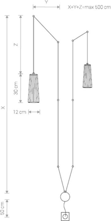 Immagine prodotto Licht-Trend Dover 2 fiamme (GU10)