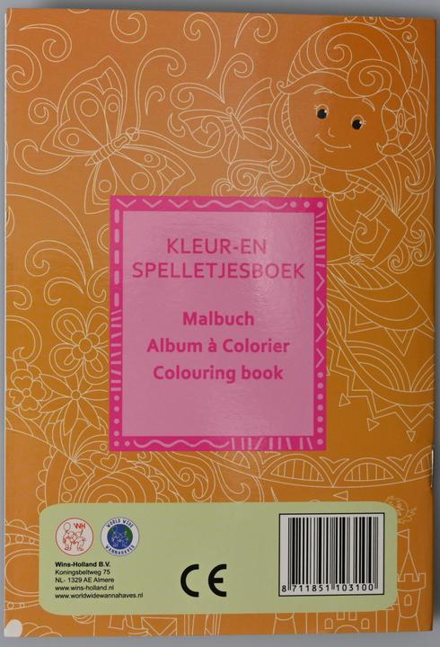 Immagine prodotto Wins Holland Libretto da colorare e giochi, set da 24.