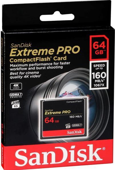 Produktbild Sandisk Extreme Pro Compact Flash (64 GB, CF)
