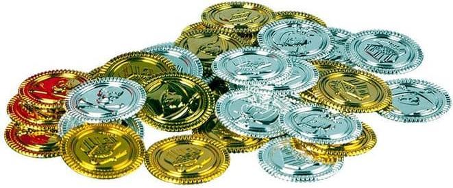 Produktbild Besttoy Piratenmünzen - 36 Stück