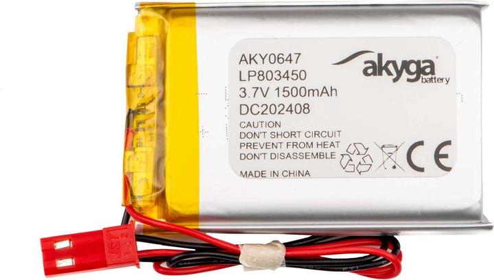 Produktbild Akyga LP803450 Akkupack x Spezial-Akku LiPo 3.7 V 1500 mAh (3.70 V, 1500 mAh)