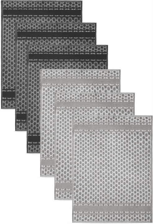 Actual product image Aspero 6 terry cloth tea towels (50 x 70 cm)