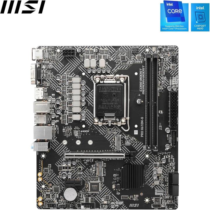 MSI PRO H610M-G (LGA 1700, Intel H610, mATX)