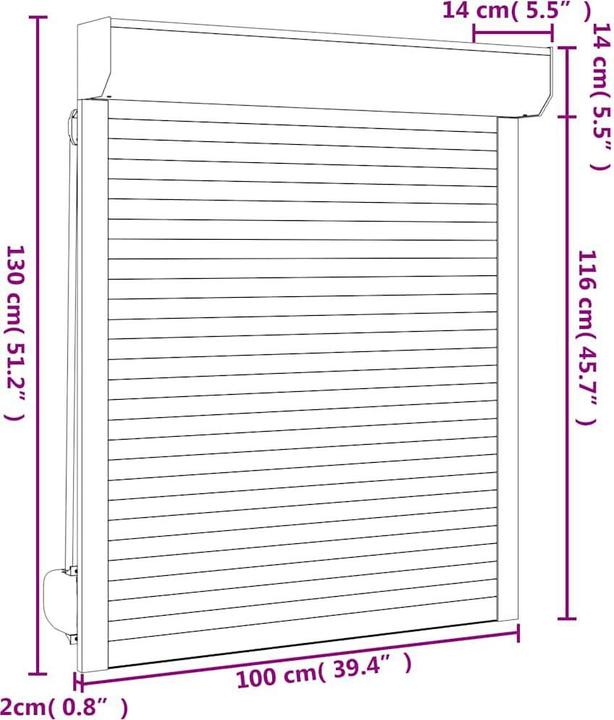 Produktbild vidaXL Helin (100 x 130 cm)