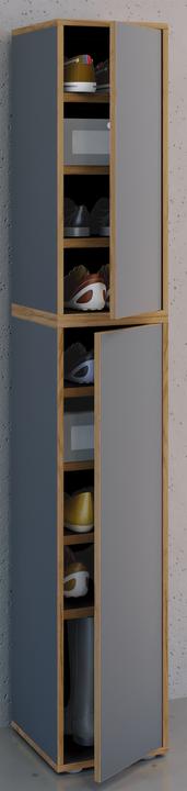 Produktbild VCM XXL Holz Grosser Schuhschrank Salia B30 (30 x 33 x 183 cm)