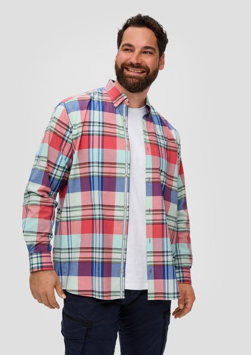 Immagine prodotto s.Oliver Hemd Kariertes Hemd im Slim Fit (3XL, XXL)
