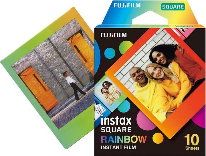 Actual product image Fujifilm Instax Square Film Rainbow