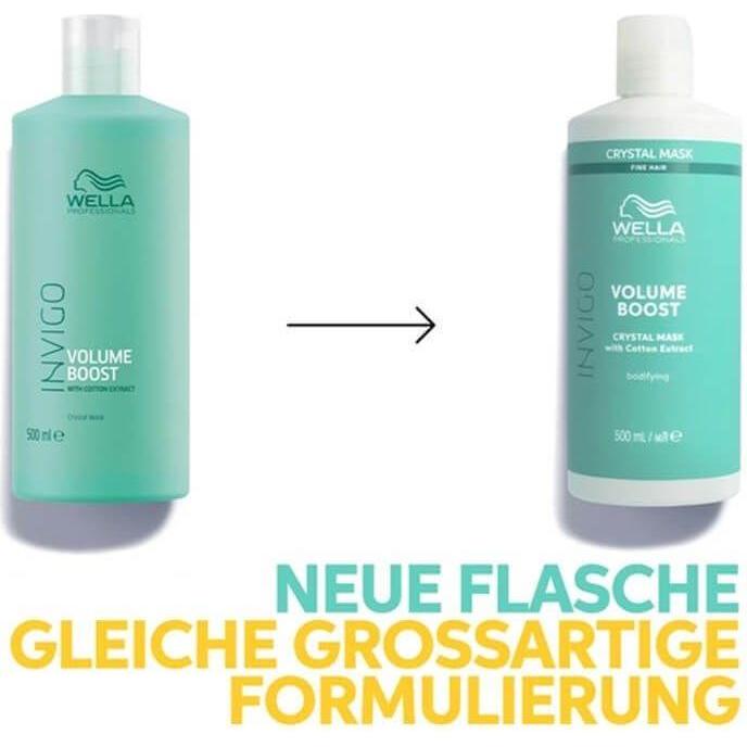 Thumbnail - Wella, Haarmaske, INVIGO Volume Boost Crystal Mask (500 ml)