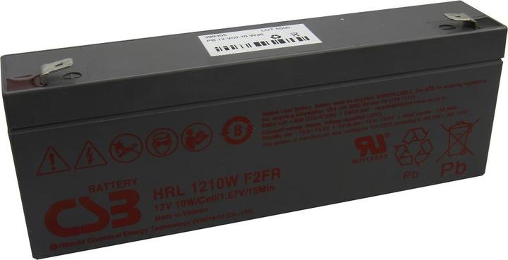 CSB Blei Gel Akku HRL1210WF2FR 12.0V 2.3Ah (12 V, 2.30 Ah)