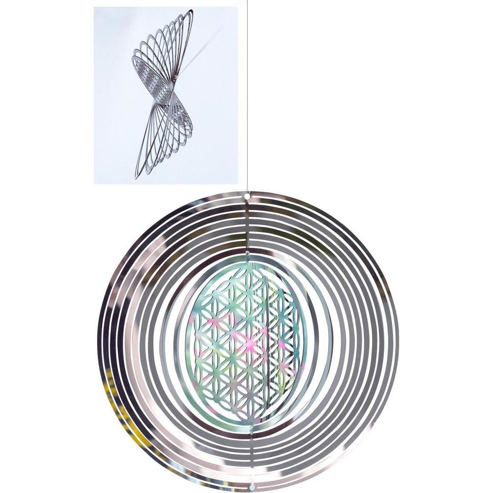 Saraswati, Aussendekoration, Windspiel Blume des Lebens.WS01