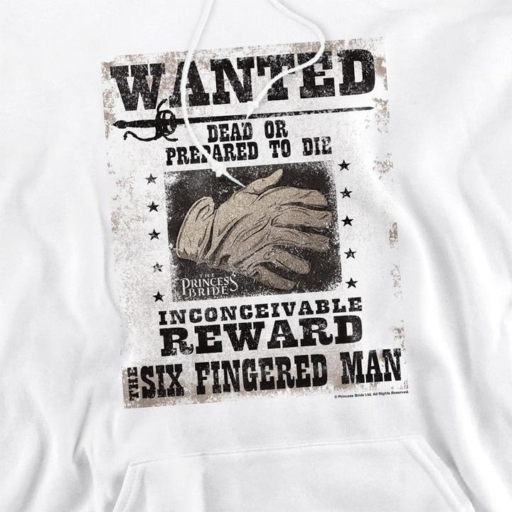 Produktbild The Princess Bride Wanted 6 Fingered Man Kapuzenpullover (S)