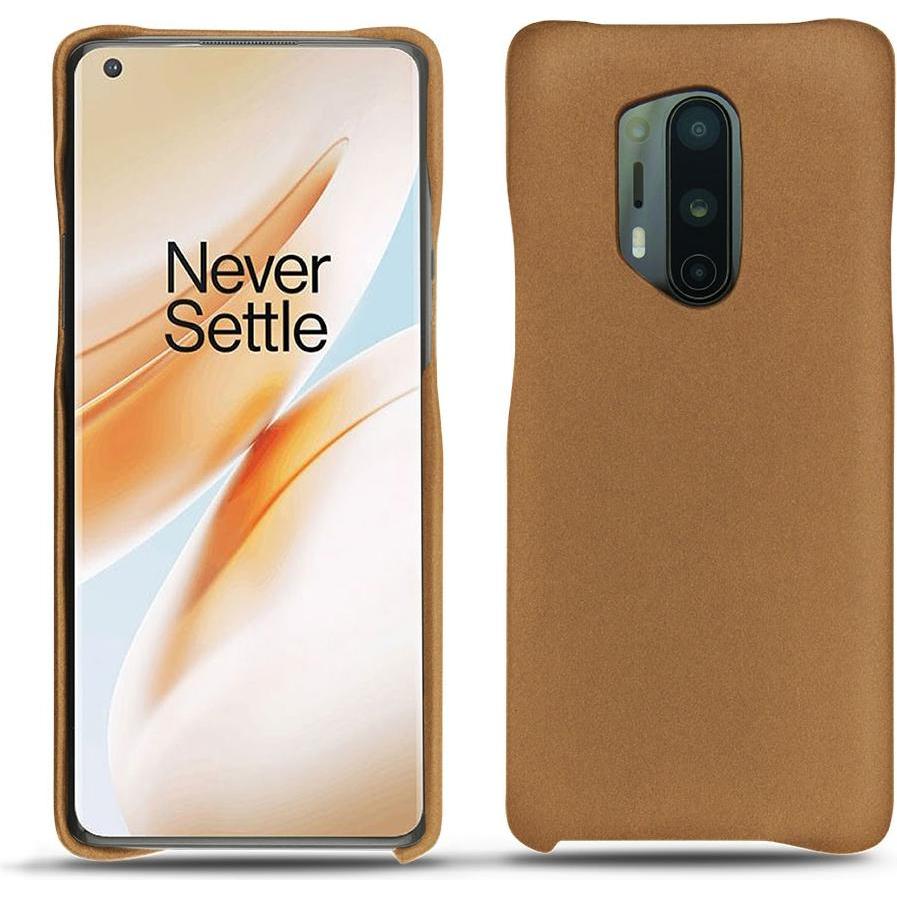 Noreve Lederschutzhülle (OnePlus 8 Pro), Smartphone Hülle, Beige