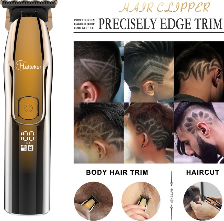 Actual product image Hatteker 2 in 1 electric razor