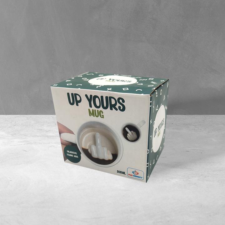 Actual product image Mad Monkey mug "UP YOURS" (300 ml, 1 x)
