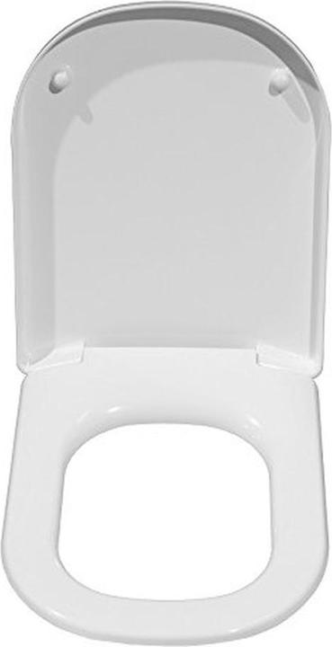 Actual product image Geberit WC seat RENOVA PLAN hinges stainless steel white