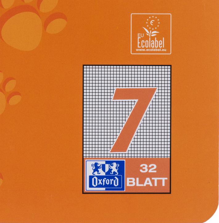 Produktbild Oxford Schulheft, A5, Lineatur 7 (A5, Kariert, Harter Einband)