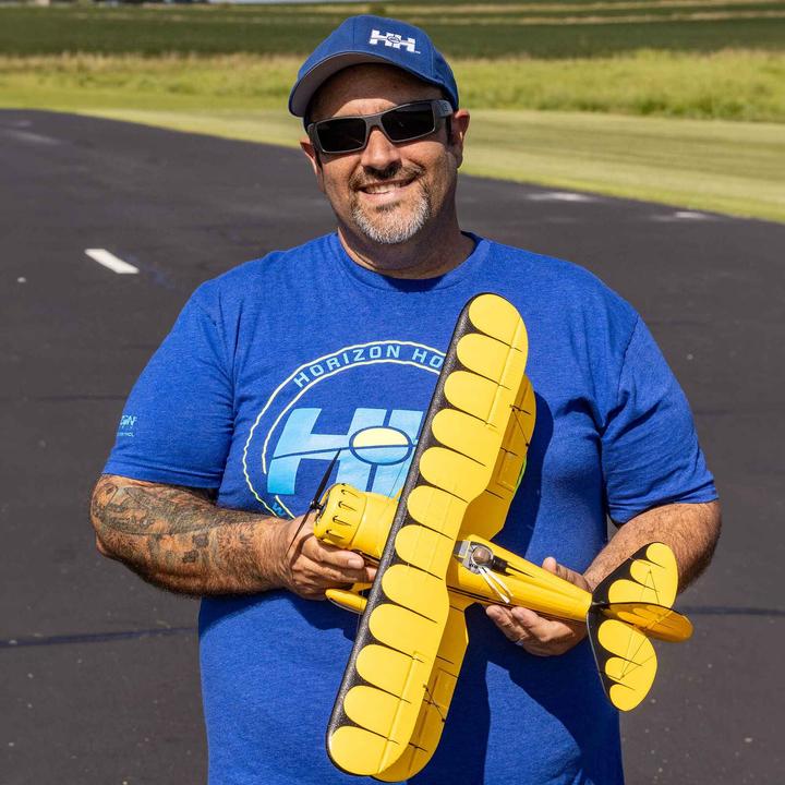 Image du produit E-Flite FLUGZEUG WACO Yellow 550mm EP BNF UMX mit AS3X & SAFE Select