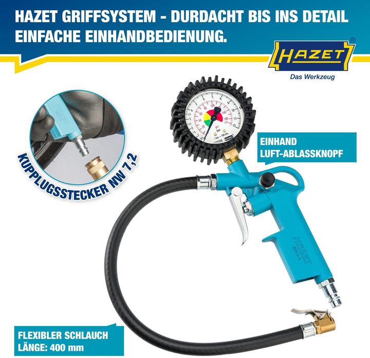 Produktbild HAZET Reifenfüll-Messgerät 9041-1