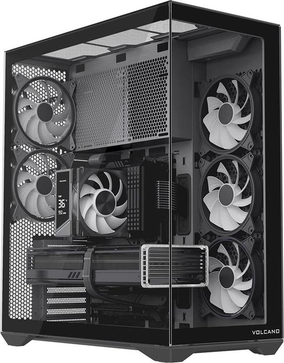 Immagine prodotto Modecom Obudowa Space XL Argb Full Tower 5f Czarna (ATX, E-ATX, mATX, Mini-ITX)