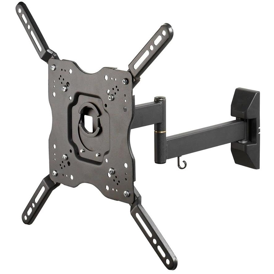 Vivanco TV Wandhalter, Full Motion, VESA 400, 35kg (Muro, 55.12"), Supporto da parete TV